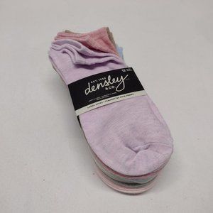 NWT! Womens Densley & Co Pastel Ankle Socks - 12 Pair, Pastels